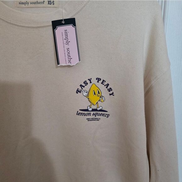 Simply Southern Crewneck Sweatshirt NWT Size XS-S - Picture 3 of 4